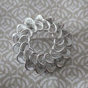Elegant Silver Brooch